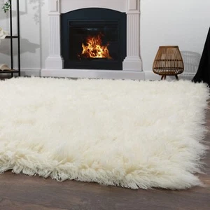 STEFFENSMEIER RUG Flokati 1500,WOOL, ORIGINAL FROM GREECE LIVING ROOM BEDROOM - Picture 1 of 14