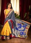 New Designer Heavy Model Silk Multicolor Sari For Women's Wedding And Party Wear