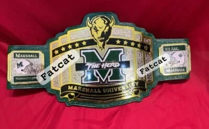 THE HERO MARSHALL UNIVERSITY Championship Belt 4mm zinc - Picture 1 of 4