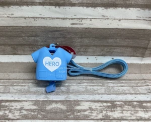 New w/ Tags Bath & Body Works BLUE Medical Scrubs Badge Holder Lanyard Clip - Picture 1 of 2