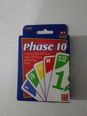 Fundex Games Phase10 tipo Rummy ritmo rápido divertido en familia juego de cartas Foto 1 de 2