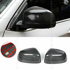 Real Carbon Fiber Door Rearview Mirror Cover Trim For Bmw X3 X4 X5 X6 F15 F16 2X