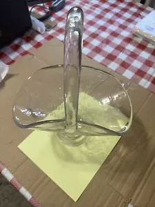 Schwerer Klarglaskorb - Bild 1 von 8
