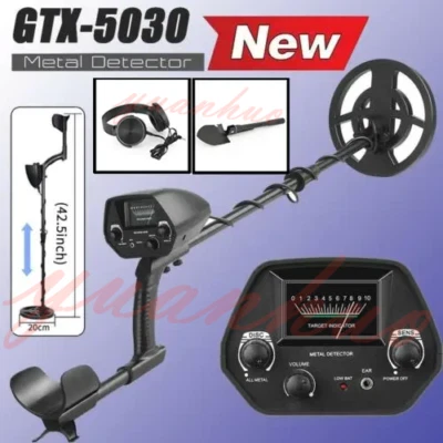 Metal Detector Deep Sensitive Search Tester Gold Digger Hunter GTX5030 Waterproo