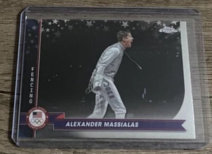 Alexander Massialas 2024 Topps Chrome US Olympic & Paralympic Hopefuls #163 - Picture 1 of 1