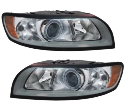 Set di fari per Volvo S40 II MS H7 / H9 Motore Volvo V50 LWR grigio - Imagen 1 de 4