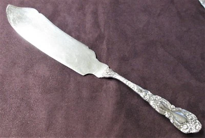 GORHAM II Silverplate Cake Knife Recast of Imperial Chrysanthemum 1977  - Image 1 of 4