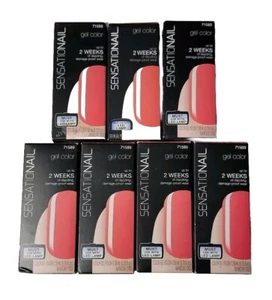 NUOVISSIME 7 SCATOLE-Sensationail Gel Smalto Colore-Corallo Tramonto #71589 - Foto 1 di 7