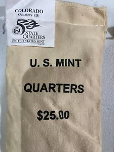 2006-P Colorado State Quarter Original Mint Sewn Bag 100 coins - Picture 1 of 1