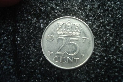 Moneda de 25 centavos Países Bajos 1971 - envío combinado Foto 1 de 2