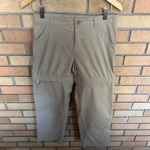 The North Face Convertible Cargo Pants Nylon Girls Size Large (14-16) Khaki - Picture 1 of 8