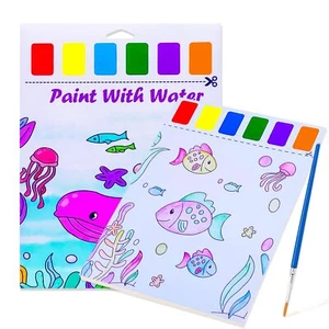 BAOXUE Water Coloring Books for Kids Ages 4-8Paint with Water Colors Book for... - Picture 1 of 7