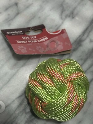 Dog Chew Toy Rope Heavy Duty Chewers, Dog Ball for Dogs,  Multicolor 3 In - Image 1 of 3