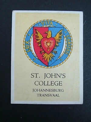 UTC South Africa - Arms & Crests of Universities & Schools (1930) - #16 St Johns - Image 1 of 2
