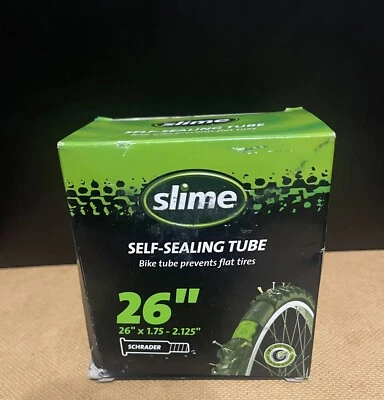 Slime 26x 1.75-2.125 Self-Sealing Inner Tube Schrader - Image 1 of 2