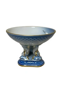 Rare EUC Bing & Grondahl Seagull Dolphin Small Compote Pedestal Dish Denmark 451 - Picture 1 of 9