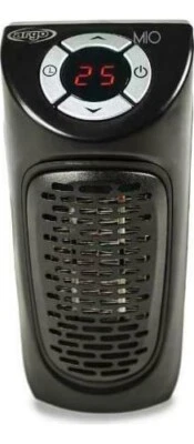 Argo Termoventilatore Ceramico Stufa Elettrica 350W con Timer Nero mod. Mio - Immagine 1 di 4