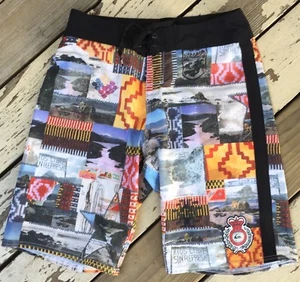 Edición Especial Quiksilver Foundation Elástico Boardshorts" Rios Libres" ’S 30 - Imagen 1 de 10