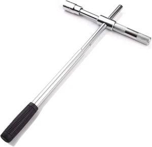 23" Universal Extended Lug Wrench 4 Way Tire Iron Nut Wrench Set With Storage - Picture 1 of 12