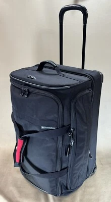 Briggs & Riley Baseline Black 28" Upright Rolling Split Duffle Bag UWD628 - Image 1 of 4