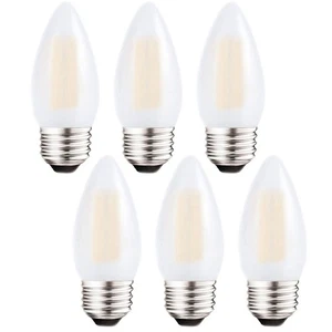 Dimmable LED Candelabra Light Bulbs 40W Equivalent E26 Base, B11 LED Chandeli... - Picture 1 of 7