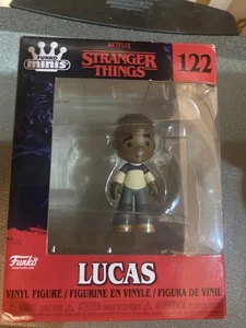 NEU IN BOX NETFLIX STRANGER THINGS FUNKO MINIS LUCAS VINYL FIGUR # 122 - Bild 1 von 2