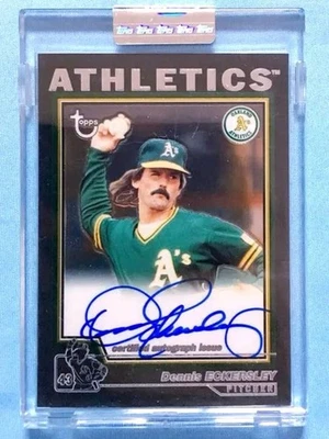 04 Topps Retired Dennis Eckersley Autographed Card - Image 1 of 3
