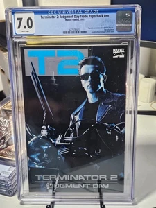 TERMINATOR 2: JUDGEMENT DAY TRADE PAPERBACK MARVEL COMICS 1991 CGC 7.0 - Picture 1 of 3