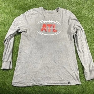 Atlanta Falcons Shirt Mens Xl Gray Long Sleeve Super Bowl NFL ‘47 - Picture 1 of 14
