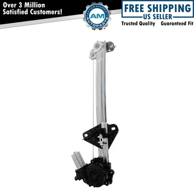 Power Window Regulator with Motor Rear LH Left Driver Side for 09-13 Honda Fit - Image 1 of 3