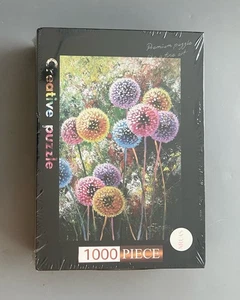 Puzzle 1000 pezzi splendida ortensia tarassaco nuovo sigillato mai aperto mai usato - Foto 1 di 3