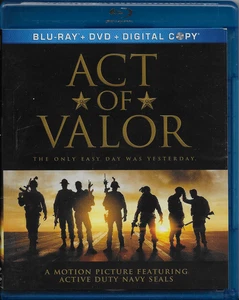 Act of Valor Standard Edition 2012 2 Disc Set Blu-Ray & DVD Movie Like New - Picture 1 of 3