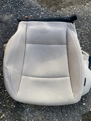 2015 2016 2017 SUBARU OUTBACK PASSENGER SEAT COVER OEM  BEIGE IVORY CLOTH USED - Image 1 of 3