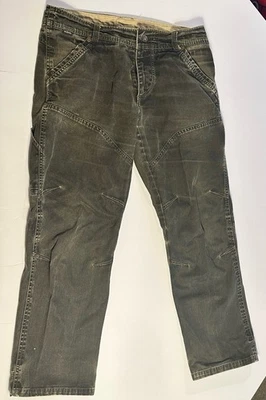 Pantalones de lona Kuhl The Lawless para hombre talla 32x30 carbón 5217 17F descoloridos Foto 1 de 4