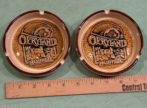 Paar Vintage Aschenbecher Opryland Nashville rund - Bild 1 von 7