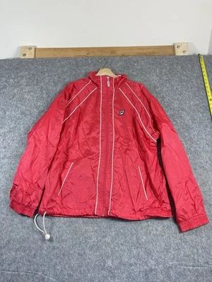 Vintage 90s Fila Red Tracksuit Jacket Windbreaker Logo Mens Size XL - Image 1 of 4