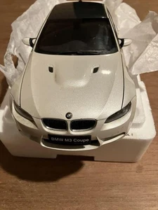 Kyosho 1/18 BMW M3 Coupe E92 Pearl White Diecast Model Car Rare Used - Picture 1 of 17