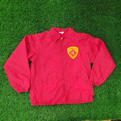 Vintage 70s USMC 4th Marine Jacket Medium 22x25 Baggy Red - Image 1 of 4