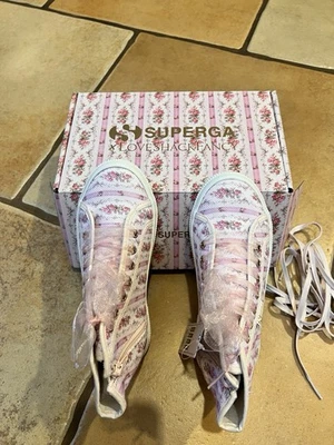 Zapatillas Superga x Love Shack Niña Elegante Día Sueño Rosa Talla Euro 33 EE. UU. 2 NUEVAS CON ETIQUETAS Foto 1 de 4