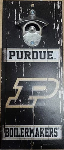 Purdue Boilermakers 5×11 Wood Sign with Bottle Opener – Official NCAA Licensed - Picture 1 of 1