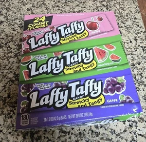 Laffy Taffy 24 Count 1.5 Oz Watermelon, Cherry, And Grape - Picture 1 of 1