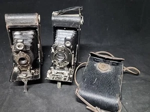Lot of 2 - Vintage Eastman Kodak No. 1 Pocket Special Model 2 Cameras - Untested - Picture 1 of 24