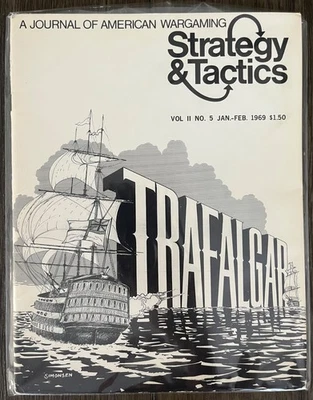 Rare Strategy and Tactics Magazine, Trafalgar, Vol. II No. 5 or #15 w/Tray - Image 1 of 4