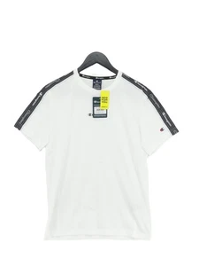 Champion Men's T-Shirt S White 100% Cotton Basic New with tags - Picture 1 of 5