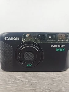 Canon Sure Shot MAX 35mm Film Point and Shoot Camera w/ 38mm 1:3.5 WORKING - Picture 1 of 12