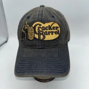Gorra Cracker Barrel Country Store Desgastada Gorra Snapback Hombres Azul Marino Denim Azul - Imagen 1 de 5