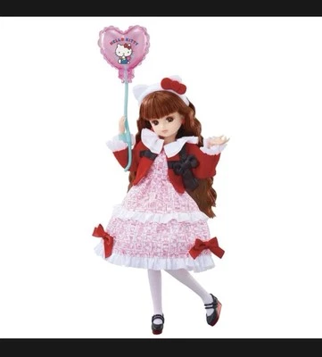 Takara Tomy Licca-chan Doll Photogenic Licca Hello Kitty 50th Anniversary Style - Image 1 of 4