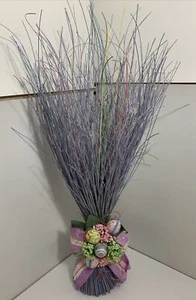 Pier 1 Glamour Sparkle Easter Tree with Easter Eggs and Bow - Picture 1 of 7