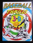 Baseball Thrills 3-D, NM with glasses still attached, 1990