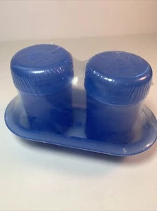 Picnic Camping Travel Salt and Pepper Shaker Set ~ New In Plastic - Picture 1 of 3